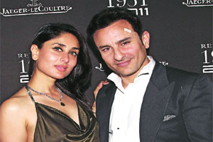 Kareena and Saif at Burberry’s London Show